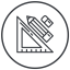 Symbol Badplanung: Grundriss mit Zeichenwerkzeug